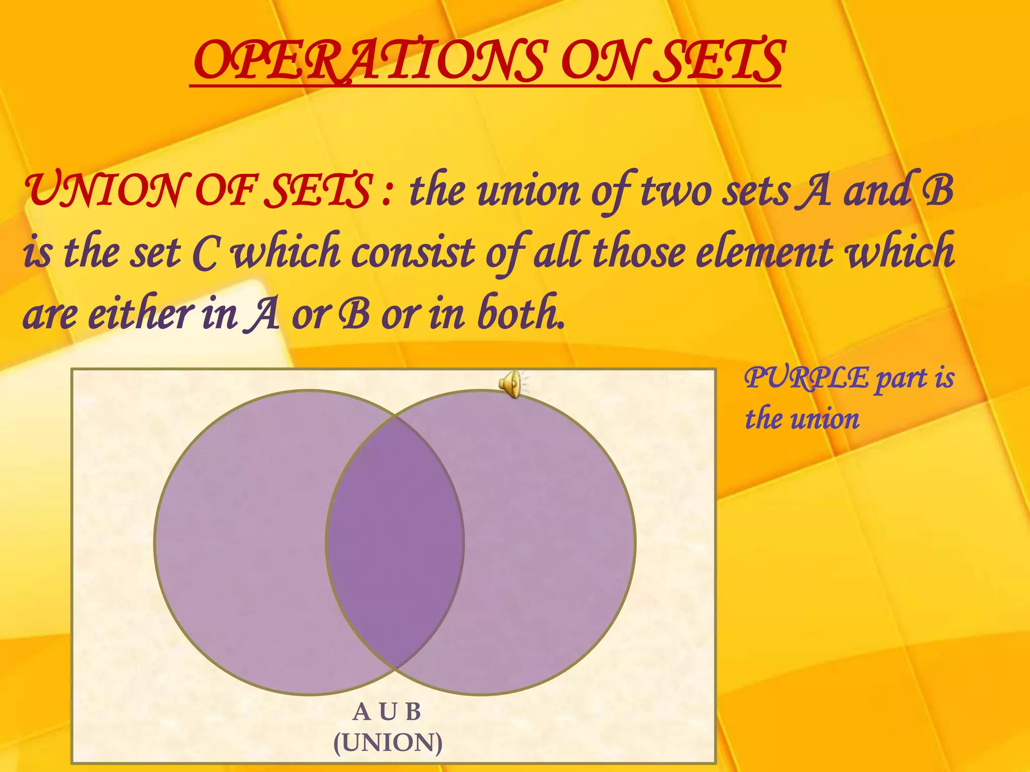 Maths sets ppt | PPTX | Physics | Science