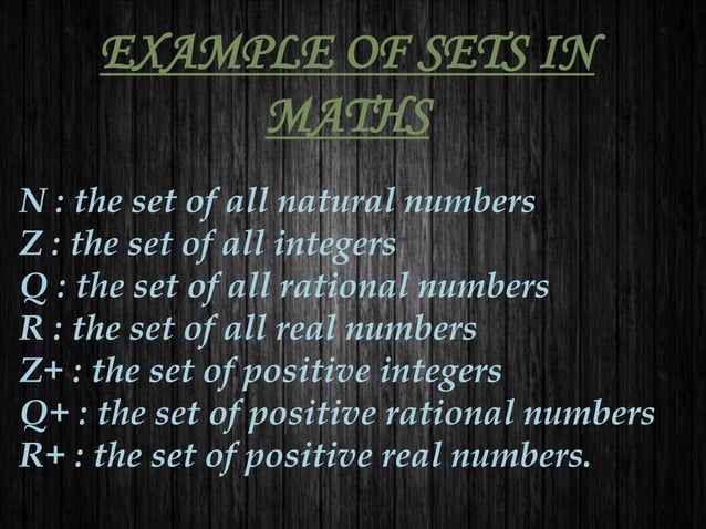 Maths sets ppt | PPTX | Physics | Science