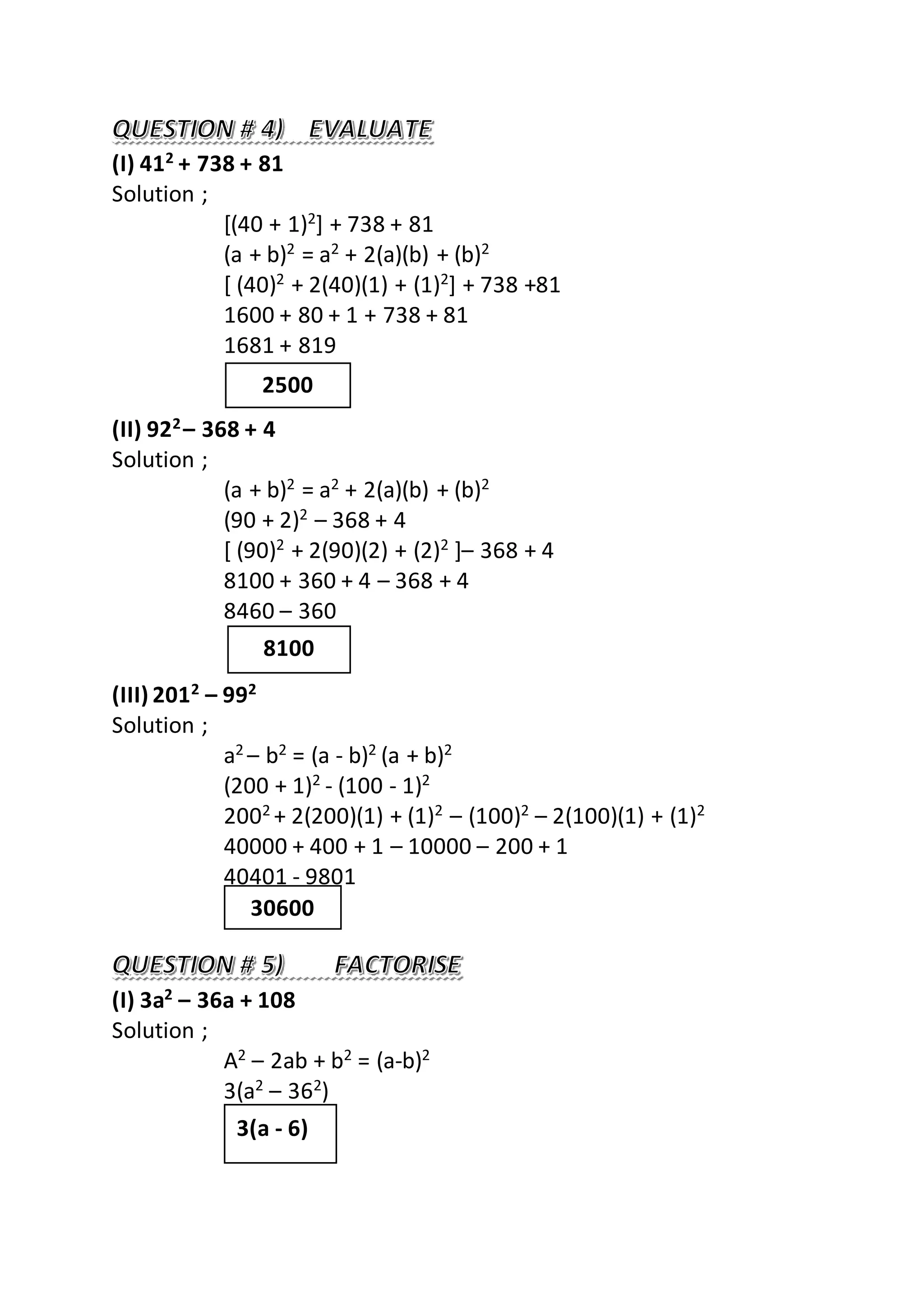 Math Factorize And Expand Easy To Understand