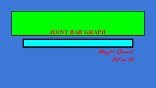 JOINT BAR GRAPH
Manjiri Sawant
Roll no 48
 
