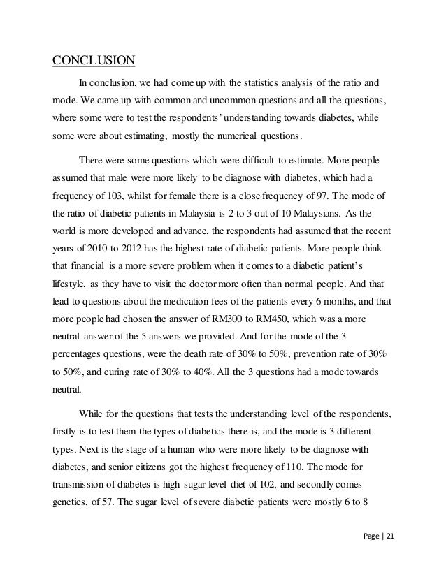 Write a survey report conclusion image