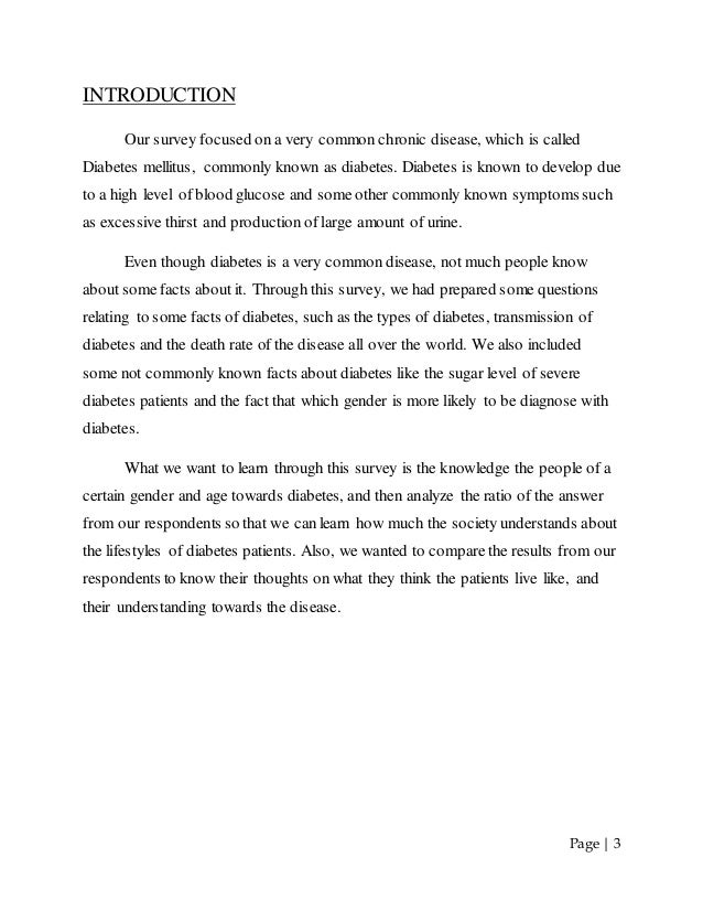 Survey introduction sample for students image