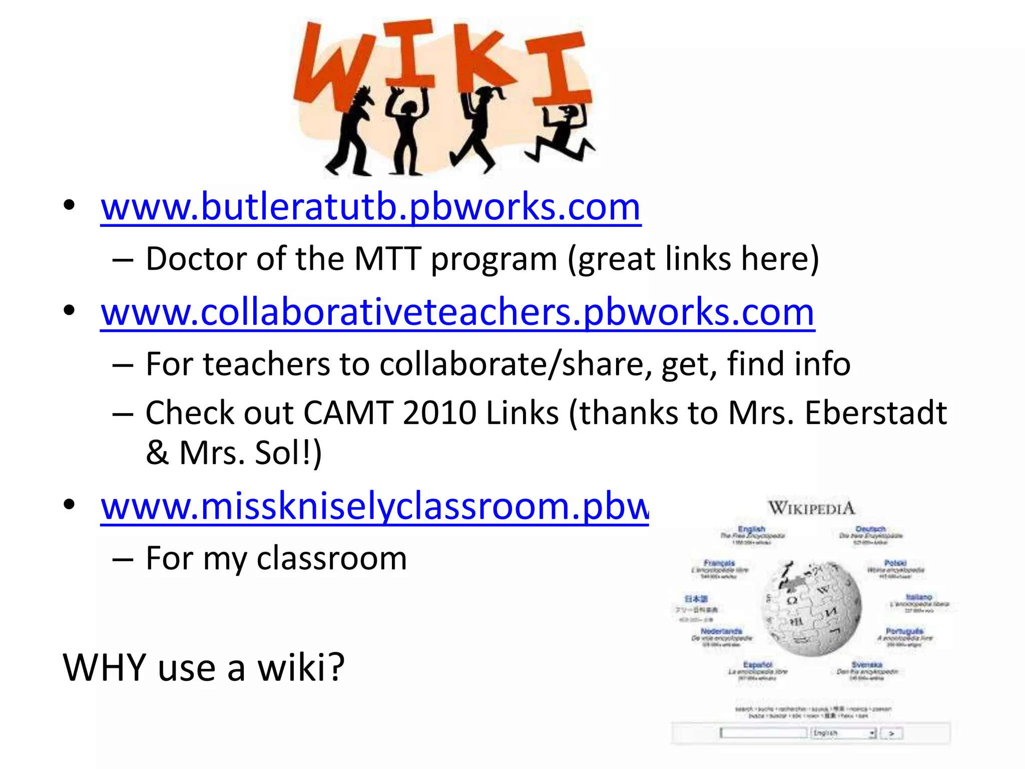 Examples of TRUE integrated lesson planshttp://butleratutb.pbworks.com/EDTC-6341-Summer-2010Look around/Check out some FACTS lesson plans (under the red text) http://obsidian.gmu.edu/twt/opener.htmThe above link will ONLY work in a Fire Fox browser… It will NOT work in Internet ExplorerClick on the puzzle pieces to the right and it will walk you through a few examples created