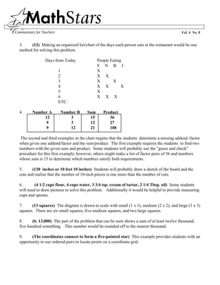 Math stars grade 4 | PDF