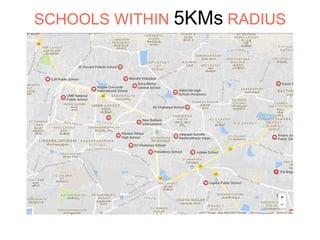 SCHOOLS WITHIN 5KMs RADIUS
 