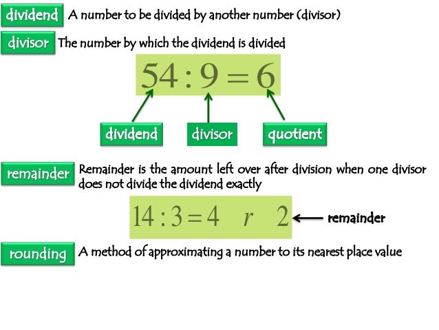 Maths vocabulary Comenius Why Maths