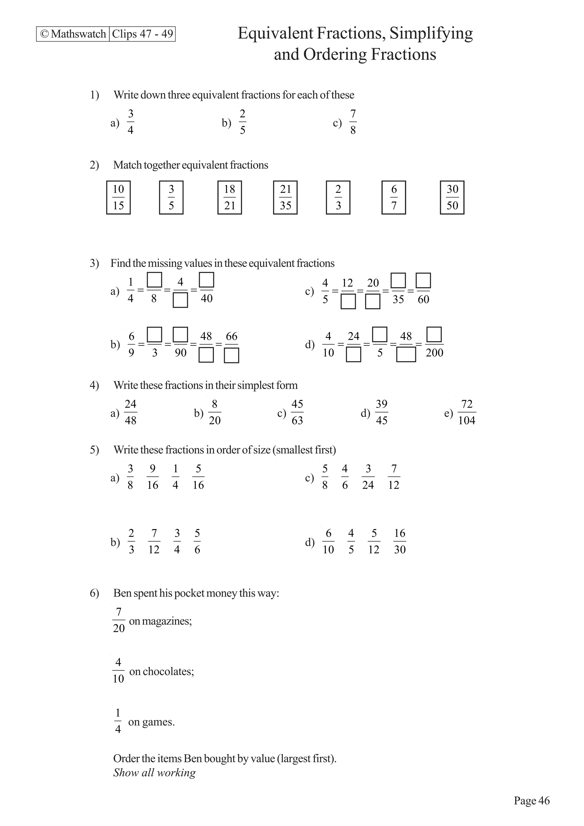 Maths Higher worksheets | PDF