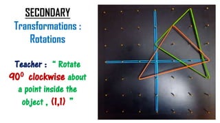 Secondary Maths with Geo-boards - an overview for teachers | PPTX