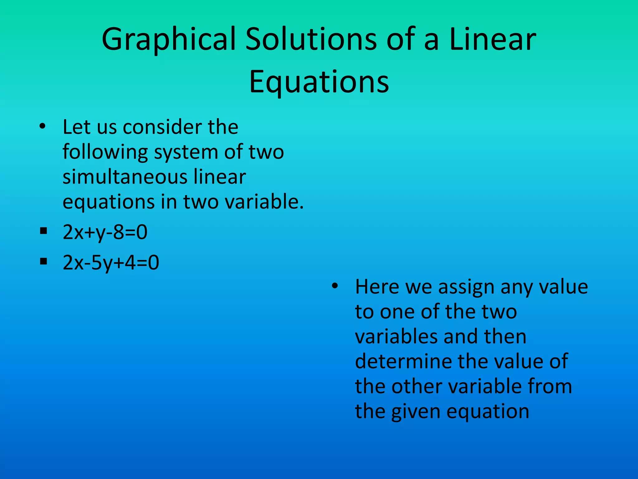 Linear equations in Two Variable | PPTX