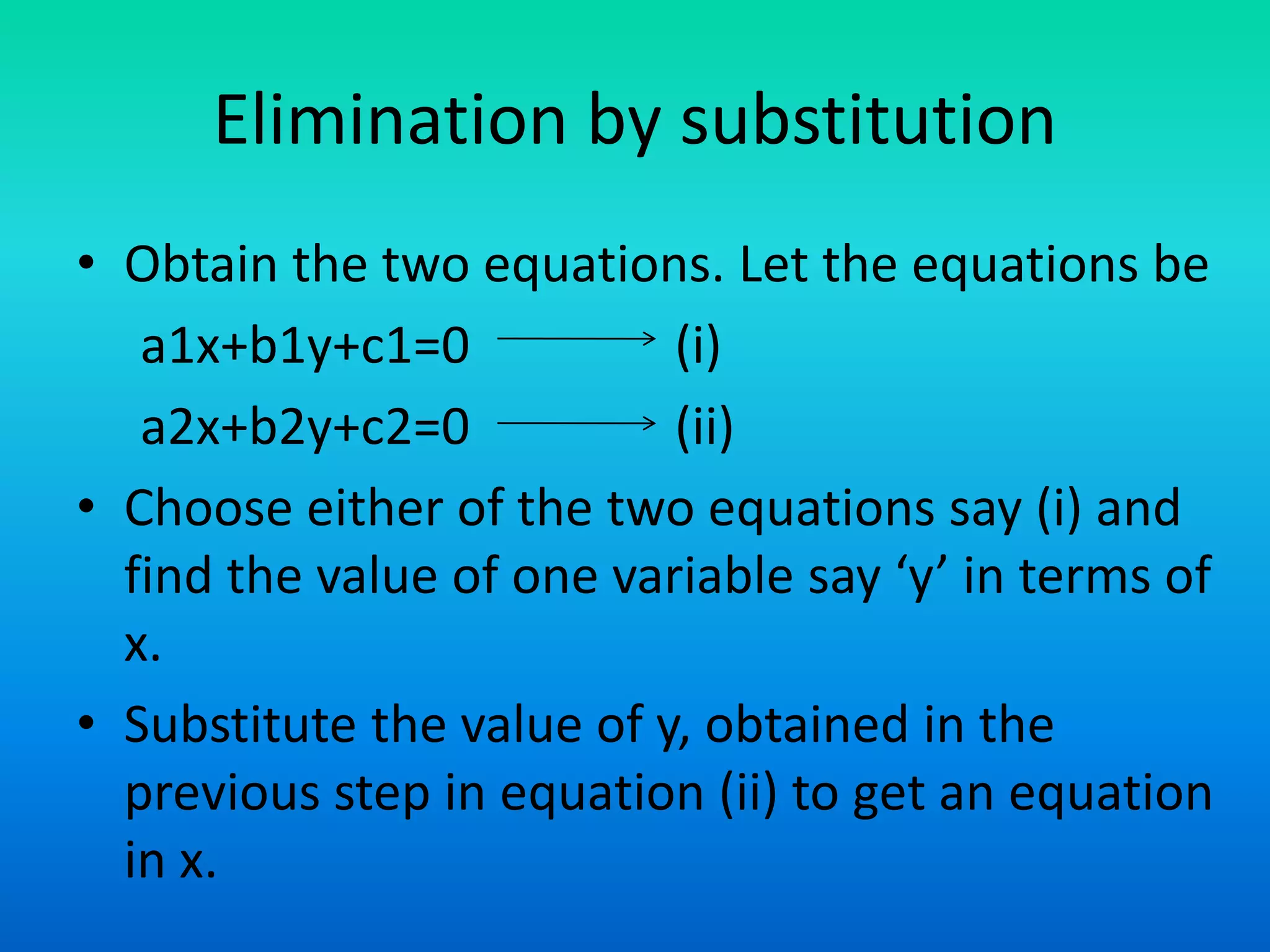 Linear equations in Two Variable | PPTX