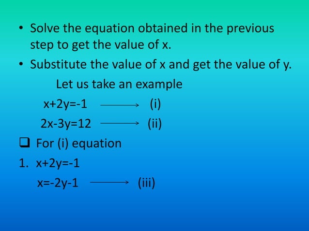 Linear equations in Two Variable | PPTX