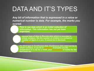 Math class 8 data handling | PPTX