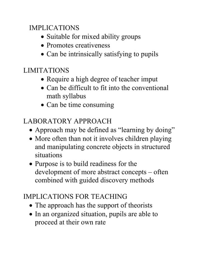 Maths Teaching Methods Pdf Maths Teaching Methods Pdf