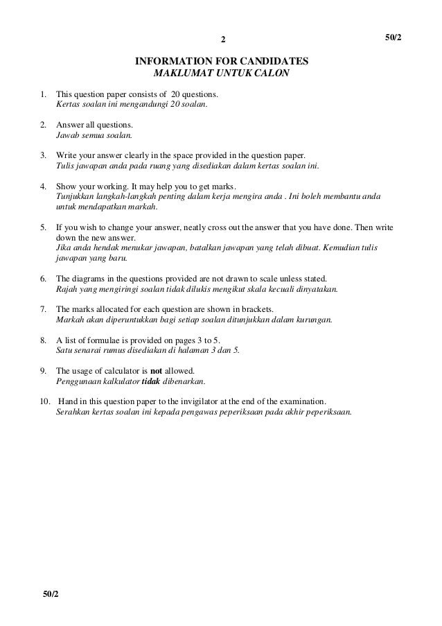 Soalan Matematik Pmr - Tersoal o Soalan Matematik Pmr - Tersoal o