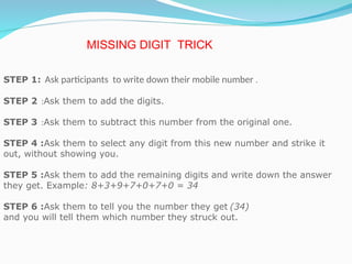 mathematics tricks for grade7class_trick.ppt