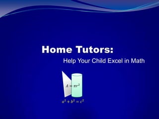 Help Your Child Excel in Math
 