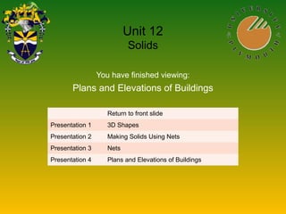 Geometry Unit 12 Math unit12 solids | PPT