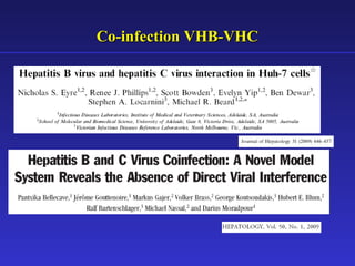 Co-infection VHB-VHC

 
