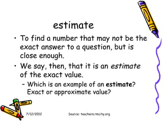Mathvocabulary | PPT