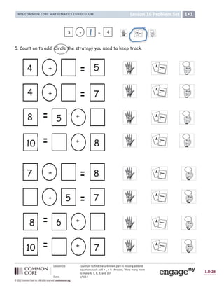 Math wb grade 1 (3) | PDF