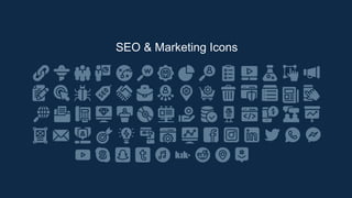 SEO & Marketing Icons
 
