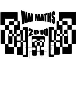 Wai Maths 2010