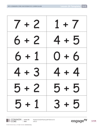 J K L L M N O P Q R S T U V W U X V Y Z [ W  ] ^  [ X _ U ` a W V b ^ T U V c V Y d e f
g h i K Q j k l k d m n o p o q ³
s t u v t w x y y x z w x { | } ~ z  €  ‚ ‚ { ƒ „ † ‡ { | ‡ | { ˆ | ‰ € Š ‹ Œ Œ ‹  Š ‹ Ž   ‹ Ž ‘
’ “ ” ” • – — ˜ ž “ Ÿ š ¡ ¢ “
£ ¤ ¥ ¦ § ¨ ¨ § £ ¦ § © ª ¨ « ¬ ­ ª ¨ « ¬ ® ¦ ¥ ¦ ¯ © © ® ¦ ¯ ° ¯ ¨
±
7 + 2 1 + 7
6 + 2 4 + 5
6 + 1 0 + 6
4 + 3 4 + 4
5 + 2 5 + 5
5 + 1 3 + 5
 