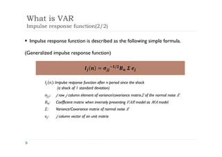 Introduction of VAR/GVAR Model as a Methodology to Develop Stress Test ...