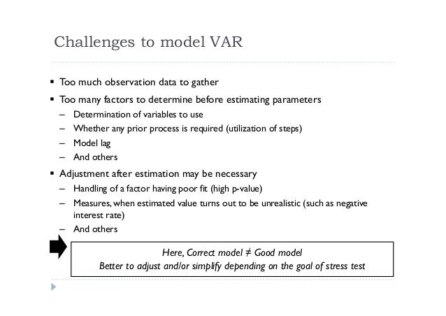 Introduction Of Var Gvar Model As A Methodology To Develop Stress Tes