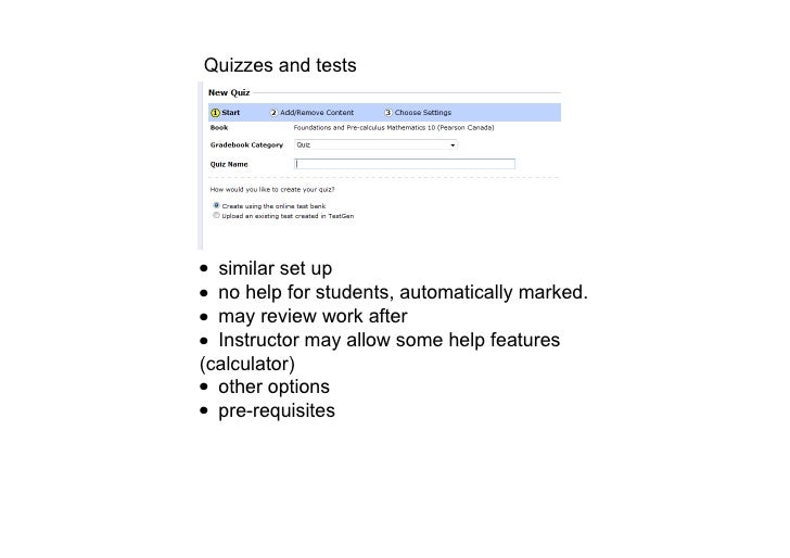 mathxl presentation