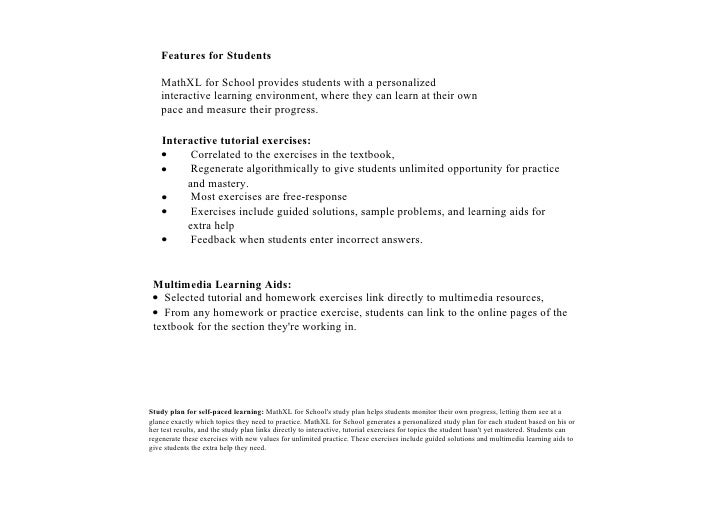 Mathxl Presentation