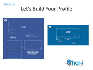 @shari_pw
Let’s Build Your Profile
 