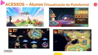 ACESSOS – Alunos (Visualização da Plataforma)
 