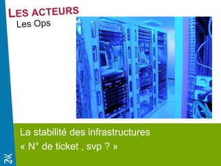 Novembre 2014 
La stabilité des infrastructures 
« N° de ticket , svp ? » 
 
