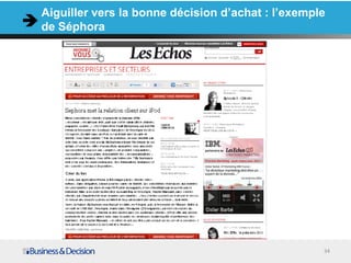 Aiguiller vers la bonne décision d’achat : l’exemple
de Séphora




                                                   34
 
