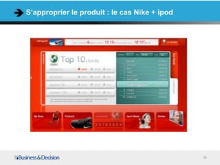 S’approprier le produit : le cas Nike + ipod




                                               35
 