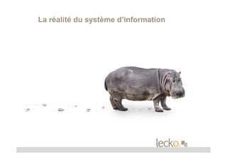 La réalité du système d’information
 