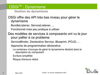 Un socle pour le SOA 