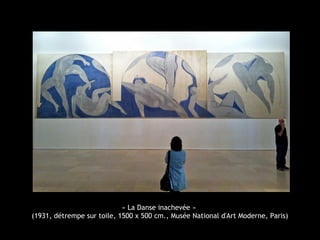 « La Danse inachevée »
(1931, détrempe sur toile, 1500 x 500 cm., Musée National d'Art Moderne, Paris)
 