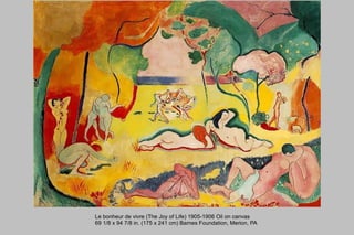 Le bonheur de vivre (The Joy of Life) 1905-1906 Oil on canvas 69 1/8 x 94 7/8 in. (175 x 241 cm) Barnes Foundation, Merion, PA 
