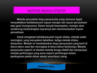 METODE BUNGA EFEKTIF
Kembali Ke Menu
 