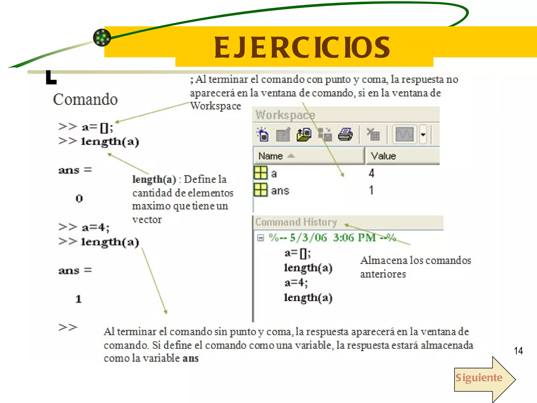 EJERCICIOS Siguiente 