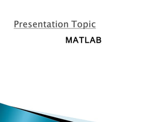 Matlab | PPT