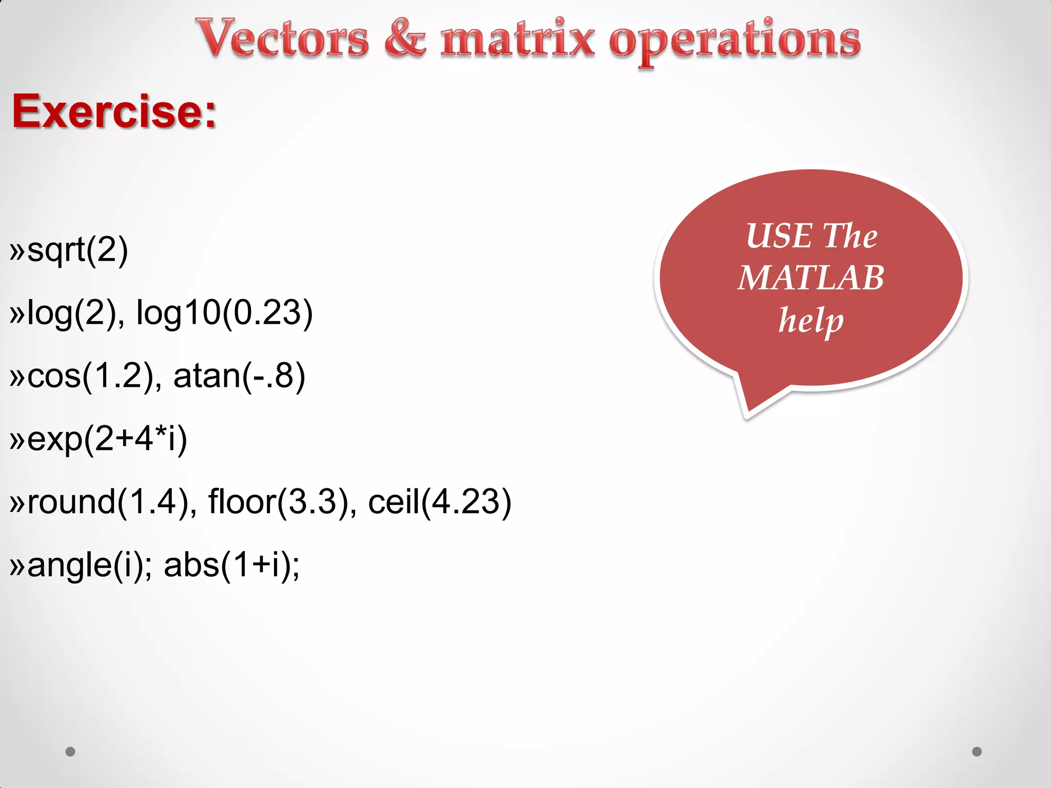 MATLAB Programming | PDF