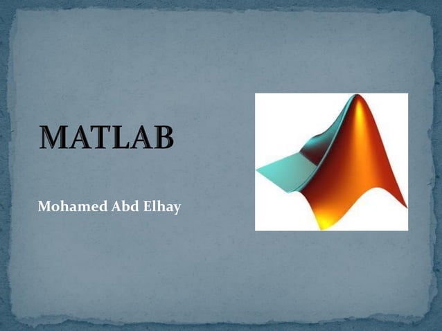 MATLAB Programming | PPT