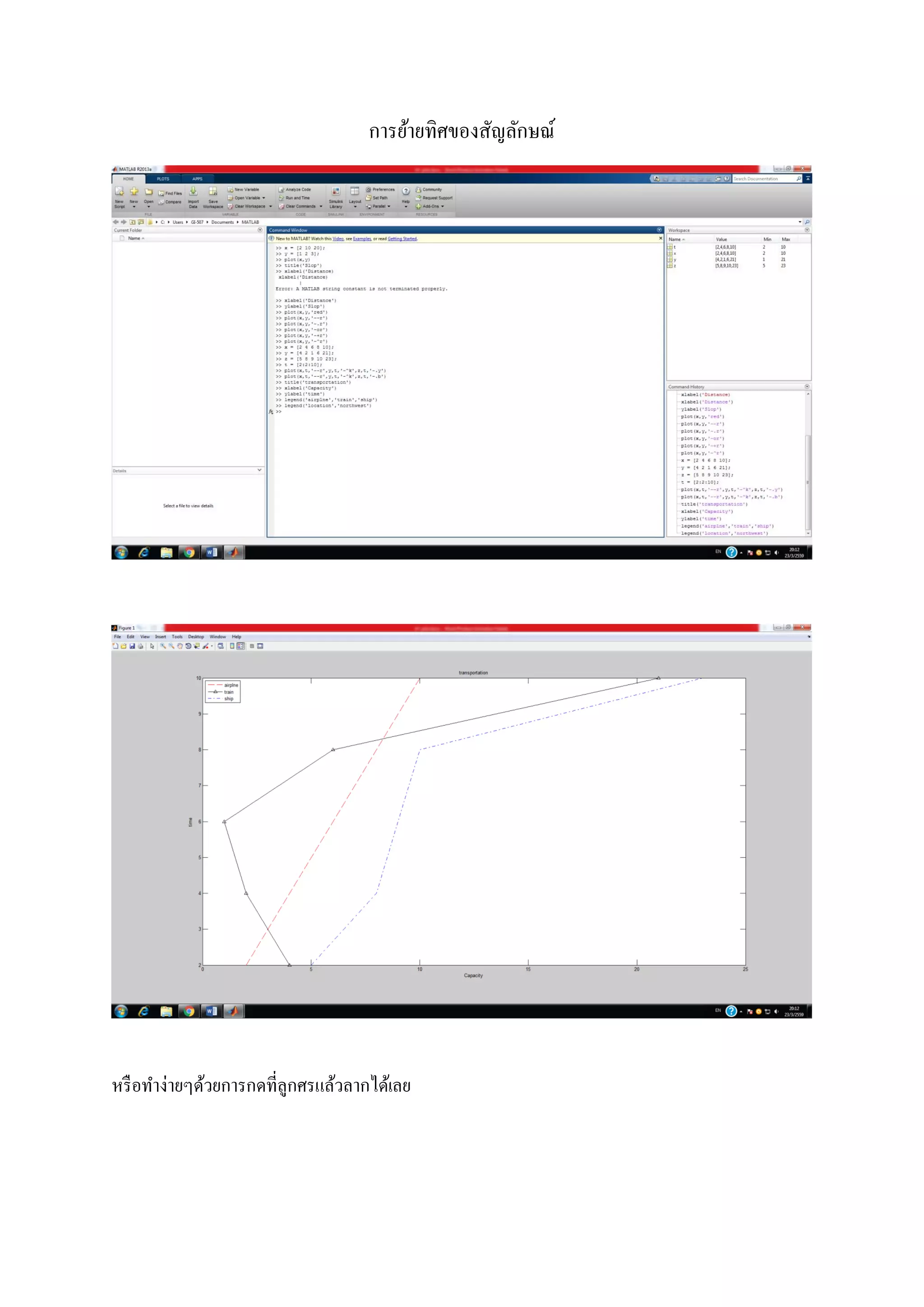 การย้ายทิศของสัญลักษณ์
หรือทาง่ายๆด้วยการกดที่ลูกศรแล้วลากได้เลย
 