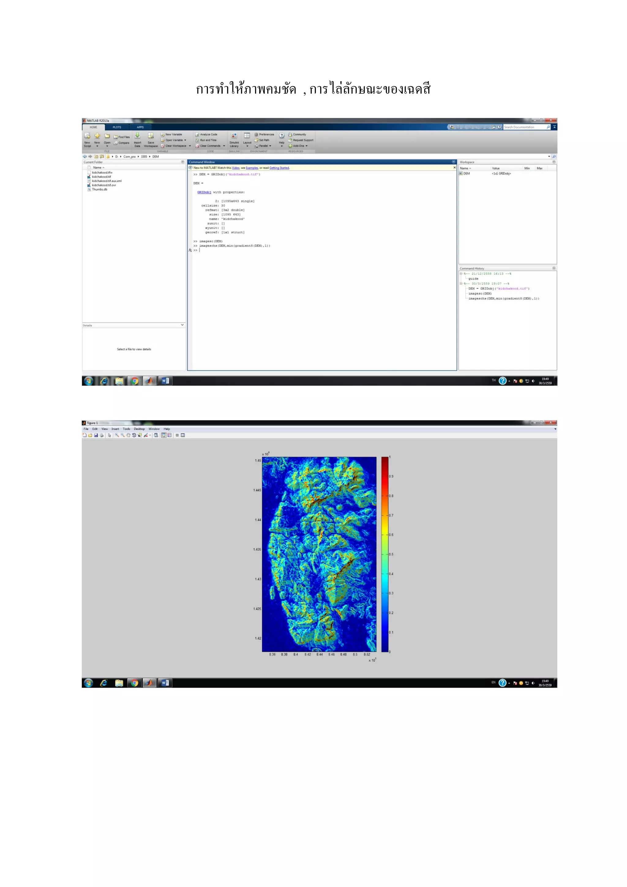 การทาให้ภาพคมชัด , การไล่ลักษณะของเฉดสี
 