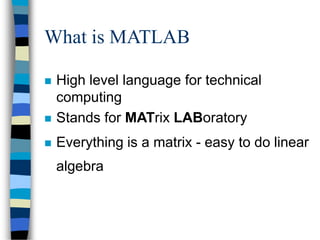 Matlab | PPTX
