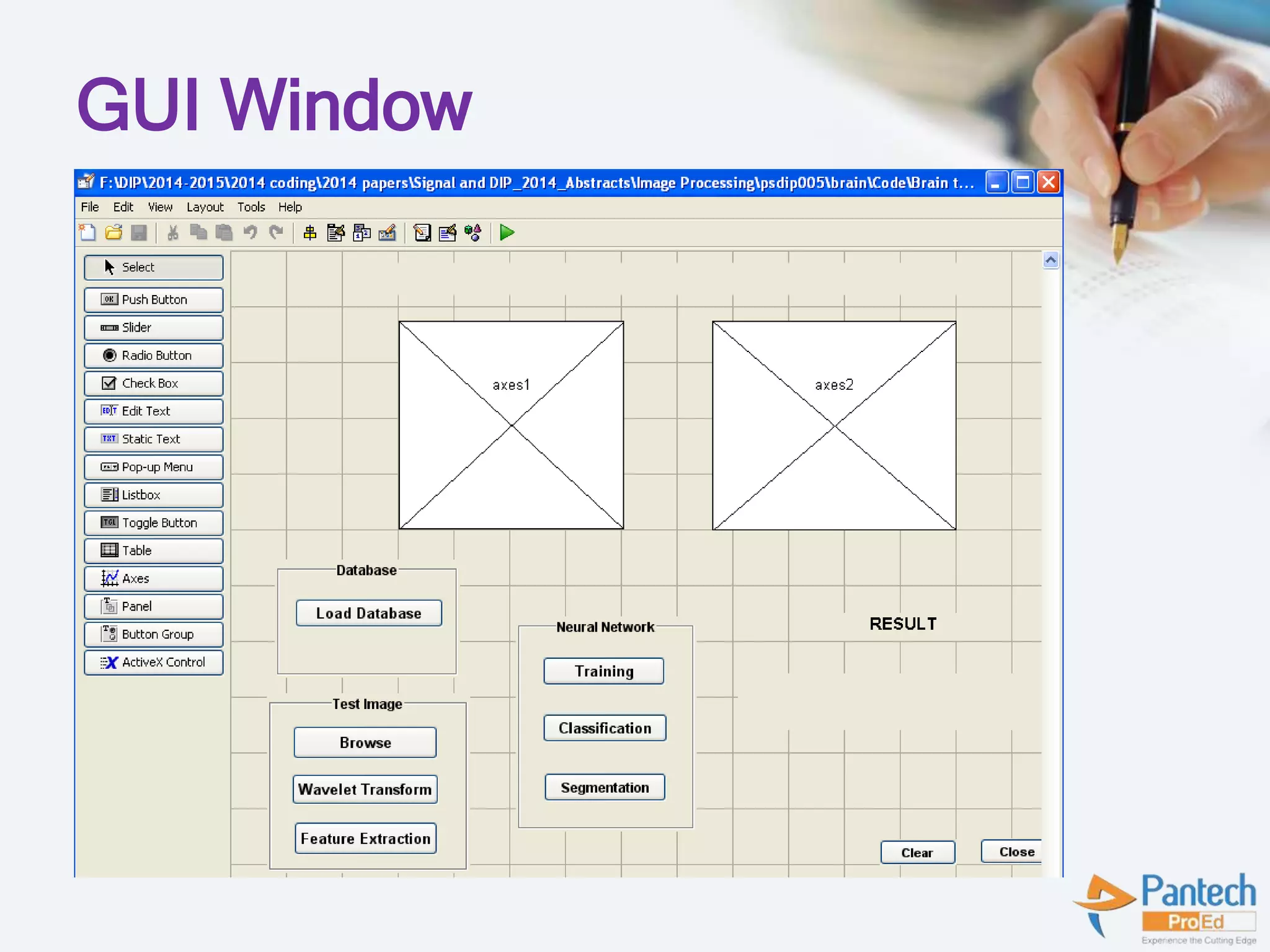 GUI Window
 