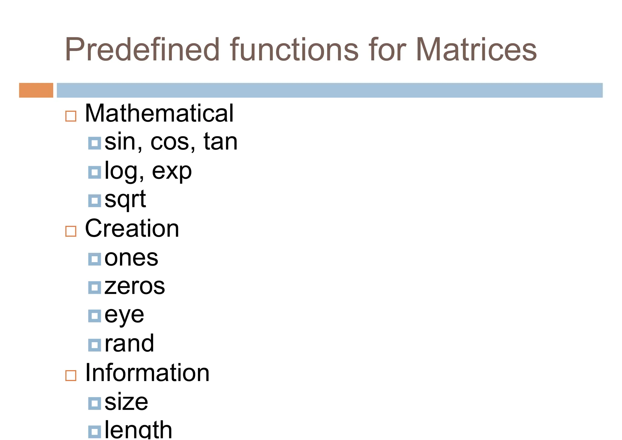 Basics of Matlab for students and faculty | PPT